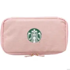 [オンラインストア限定]スターバックス リサイクルポリエステル ポーチ ピンク1