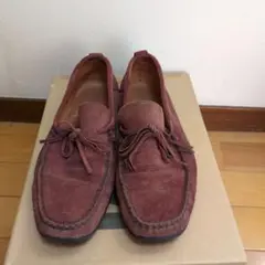 グリーンレーベルリラクシング赤エンジ スエード モカシン