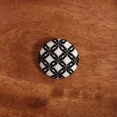 こぎん刺し ブローチ No.656