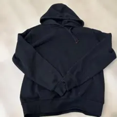 ポロ POLO黒 フード付き カジュアルパーカーLサイズ