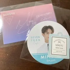 SEVENTEEN セブチ セブチカフェ ポストカード コースター ミンギュ