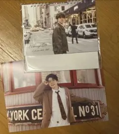 佐藤信長 2026〜2027 カレンダー 卓上 壁掛け セット