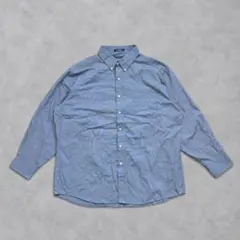 CHAPS 長袖シャツ ボタンダウン ブルー系