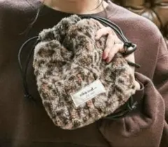 niko and ... キルティング　レオパード柄　ショルダーバッグ