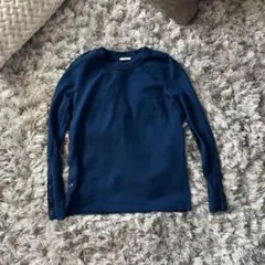 ブルーニット　アクリス　ボタン　カシミヤウール