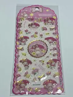 サンリオ　マイメロディー　ぷっくりクリアシール