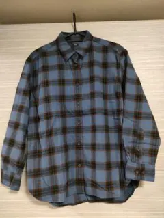 ユニクロ　ほぼ新品　Ｓ　フランネルシャツ　チェック柄