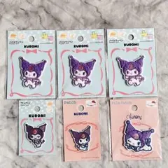 サンリオ　クロミ　ワッペン　6枚　sanrio kuromi セリア ダイソー