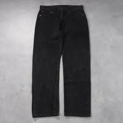 リーバイス505 Levis W33 ブラックデニム 黒 古着 18691