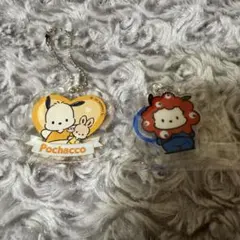 ポチャッコ　ミャクミャク　めじるし　キーホルダー