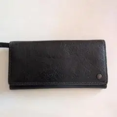 連休SALE・EDWIN ブラックレザー長財布