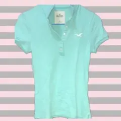 Hollister ホリスター ポロシャツ ピチT ティファニーブルーのサムネイル