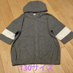 ブランシェス　パイル生地半袖パーカー