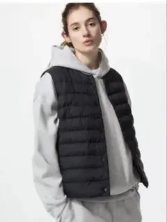 ユニクロ　パフテックコンパクトベスト　ＸＬ　黒