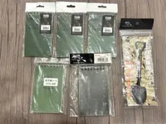 (人気)戦人 全天候ノート＆スコップスプーン 6点セット