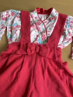 袴　ロンパース 女の子 80 着物