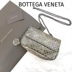 ボッテガヴェネタ ミニチェーン ショルダーバッグ バタフライチャーム レザー