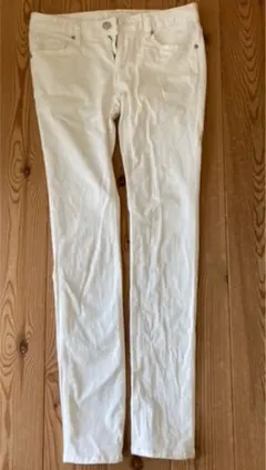 GU スキニーパンツ ホワイト　S