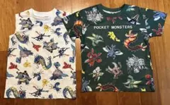 ⭐︎ポケモン⭐︎半袖Tシャツ、タンクトップ2点セット120センチ