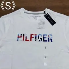 [新品] トミーヒルフィガー HILFIGERロゴ Tシャツ 男女兼用 Sサイズ