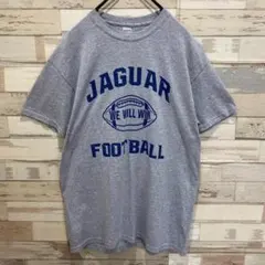 GILDAN ギルダン US古着 カレッジ Tシャツ Mサイズ グレー アメフト