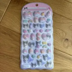 正規品　コットンパフィシール　マイメロ　クロミ　サンリオ　はぴだんぶい