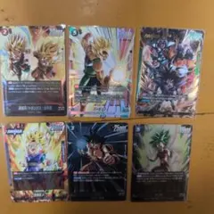 ドラゴンボールカード 6枚セット レア キラ