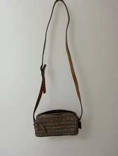 COACH ベージュショルダーバッグ