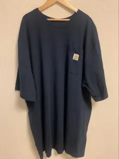 カーハート 紺 Tシャツ 2XL