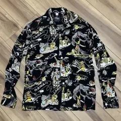 美品】Schott ショット ハワイアンシャツ クラーケン 長袖 M - メルカリ