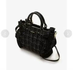 【最終値下げ】サマンサベガ ツイードフリルトート