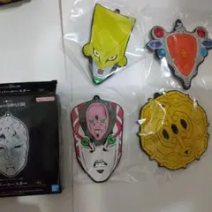 一番くじ　ジョジョの奇妙な冒険　EVIL PARTY　ラバーコースター　4種