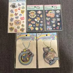 エンジェルブルー　シール&缶バッチ５点セット