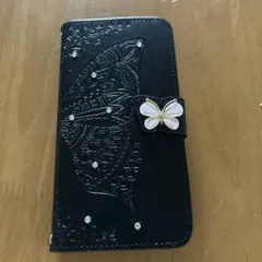 蝶模様の手帳型iPhone Pro MAXケース