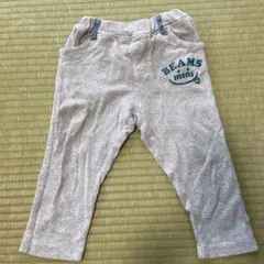 BEAMS mini グレー ストライプ ボトムス　サイズ90