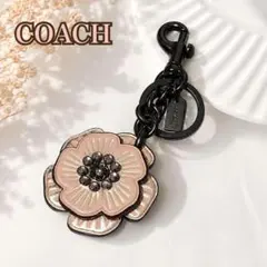 ★最終値下★COACH日本限定ティーローズ バッグチャーム・フローラル プリント ☆最終値下☆COACH日本限定ティーローズ バッグチャーム・フローラル