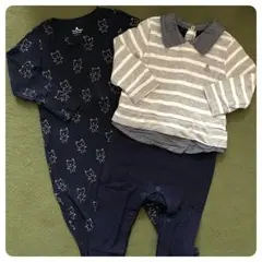 babyGap ベビーギャップ ロンパース 70cm 2枚セット 重ね着風 ♡