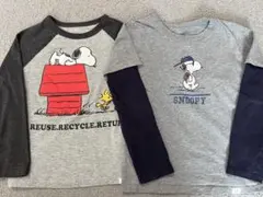 値下げ　ギャップ　スヌーピー　ロンT 110㎝　2枚セット