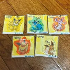 イーブイ　ファミマ限定アクリルキーホルダー全5種コンプリート 新品未開封