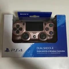 【ジャンク品】PS4純正コントローラーDUALSHOCK4ローズゴールド 箱あり
