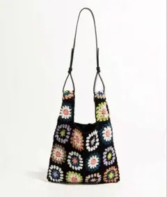 カラフル花柄グラニーバッグ