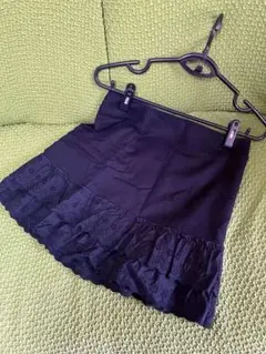 値下4.5k→3.2kバーバリーBLUE LABELフレアスカート38