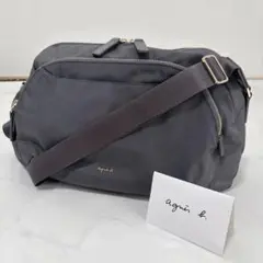未使用品♡現行品　アニエスベー ナイロンショルダーバッグ ”Maron”のサムネイル