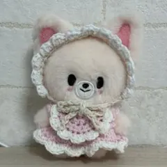 skzoo 10cm ぬい服　フリルヘッドドレスセットpk straykids