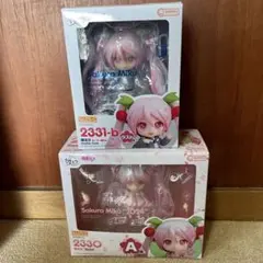 匿名配送　ねんどろいど　初音ミク　桜ミク　A賞　ラスト賞 2330 2331-b
