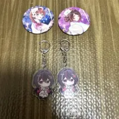 ホロライブ　缶バッジ　アクリルキーホルダーセット