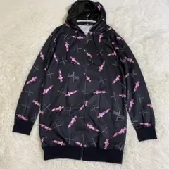 ⭐️NieR CLOTHING ニーアクロージング　ジップ　ジャケット　フード　Fのサムネイル