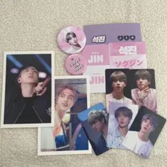 ジン ジンくん マスタニム シールトレカ缶バッジポストカードセット