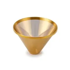 シロカ　カフェばこPRO チタンコーティングフィルター(ゴールド)