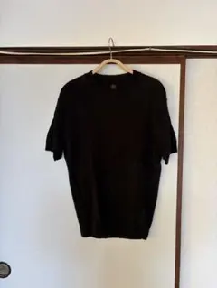 BATONER ブラック 半袖ニットのサムネイル